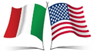 Italian and American flags 400x225