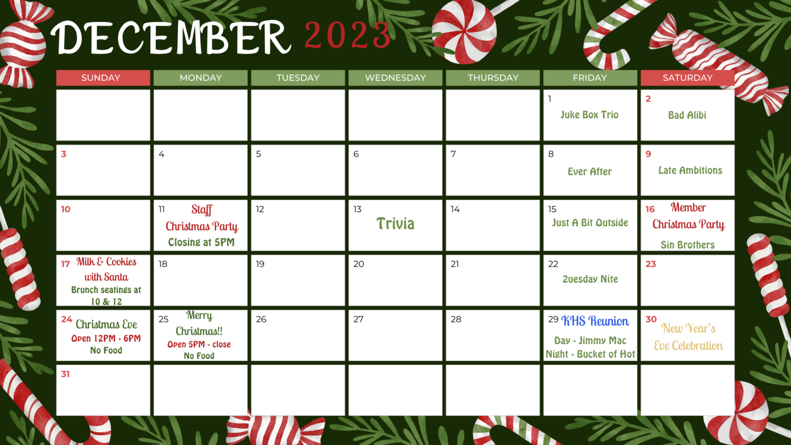 Events Calendar The Italian American Citizen s League